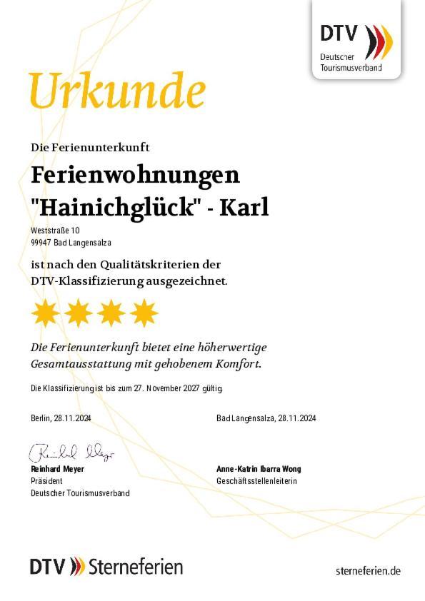 Ferienwohnungen Hainichglueck Bad Langensalza Extérieur photo